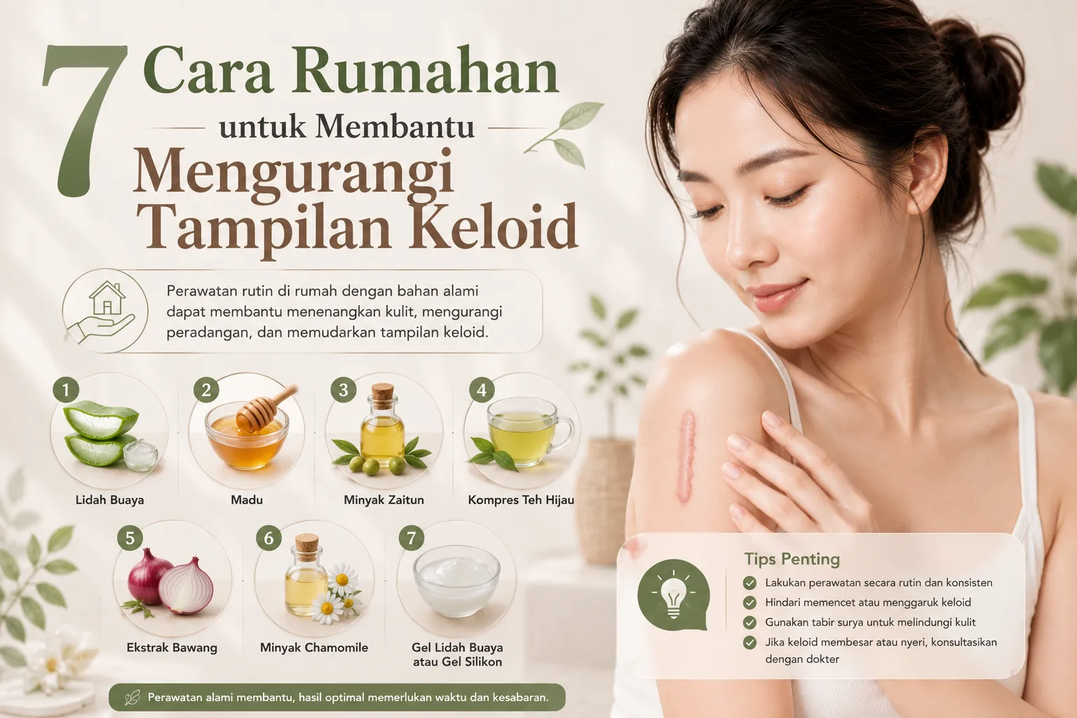 7 Cara Rumahan untuk Membantu Mengurangi Tampilan Keloid