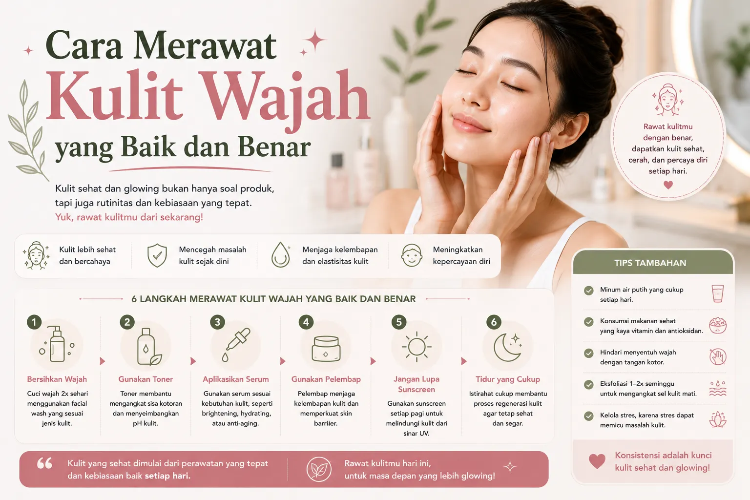 Cara Merawat Kulit Wajah yang Baik dan Benar