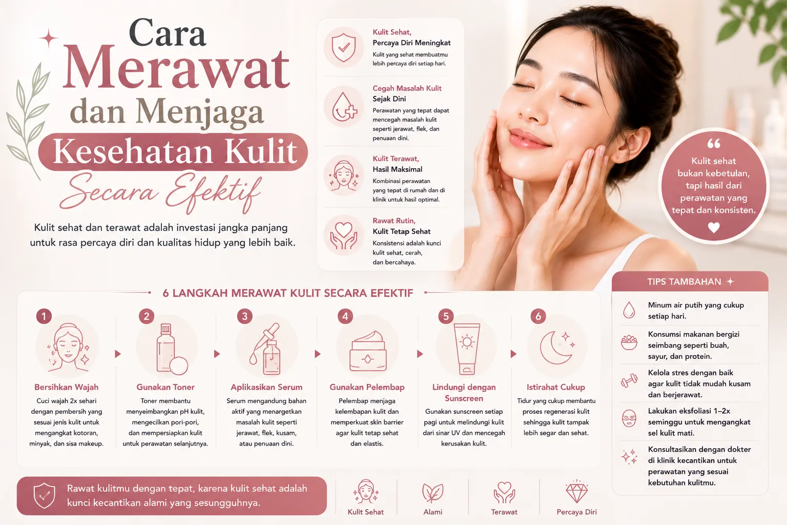 Cara Merawat dan Menjaga Kesehatan Kulit Secara Efektif