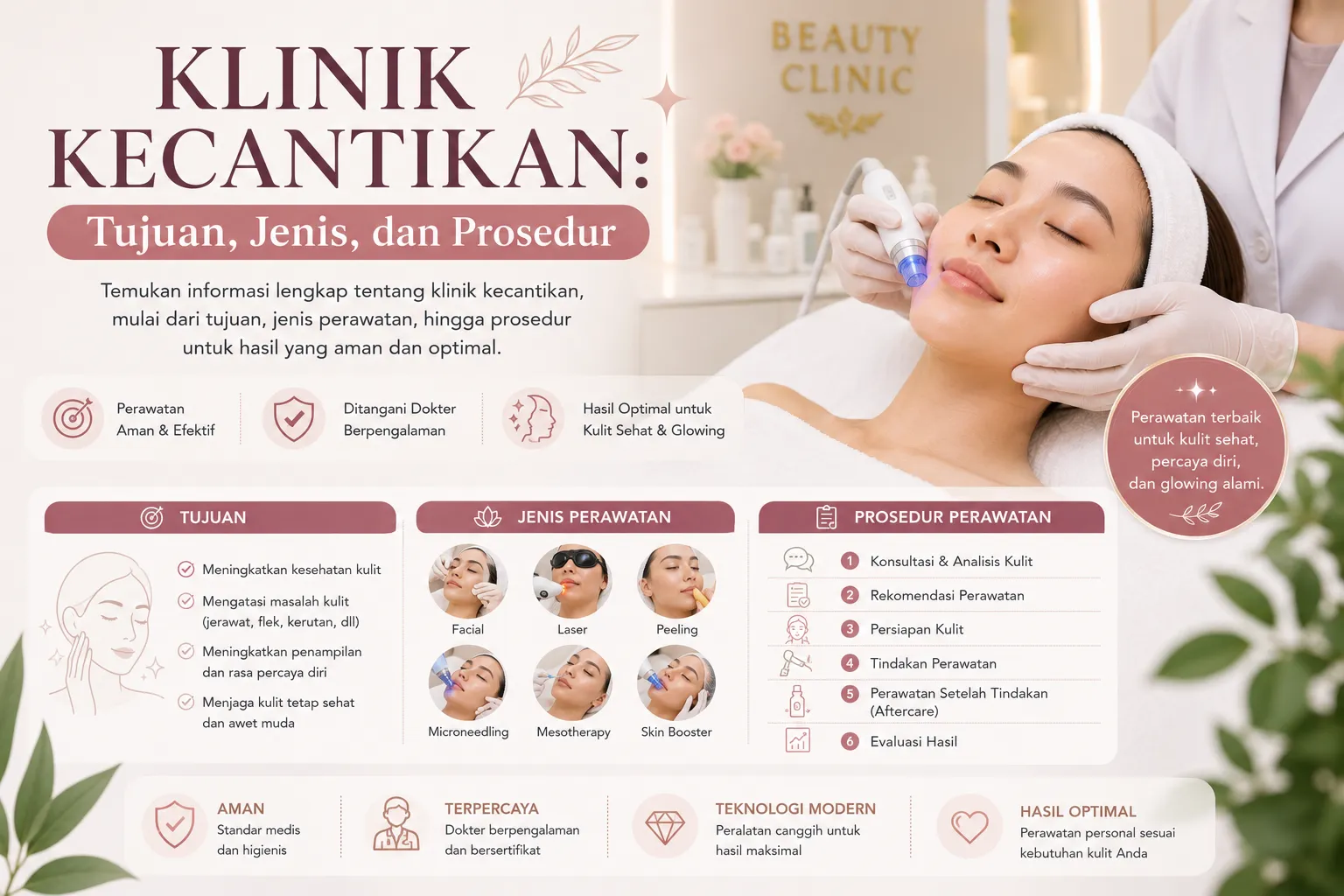 Klinik Kecantikan: Tujuan, Jenis, dan Prosedur