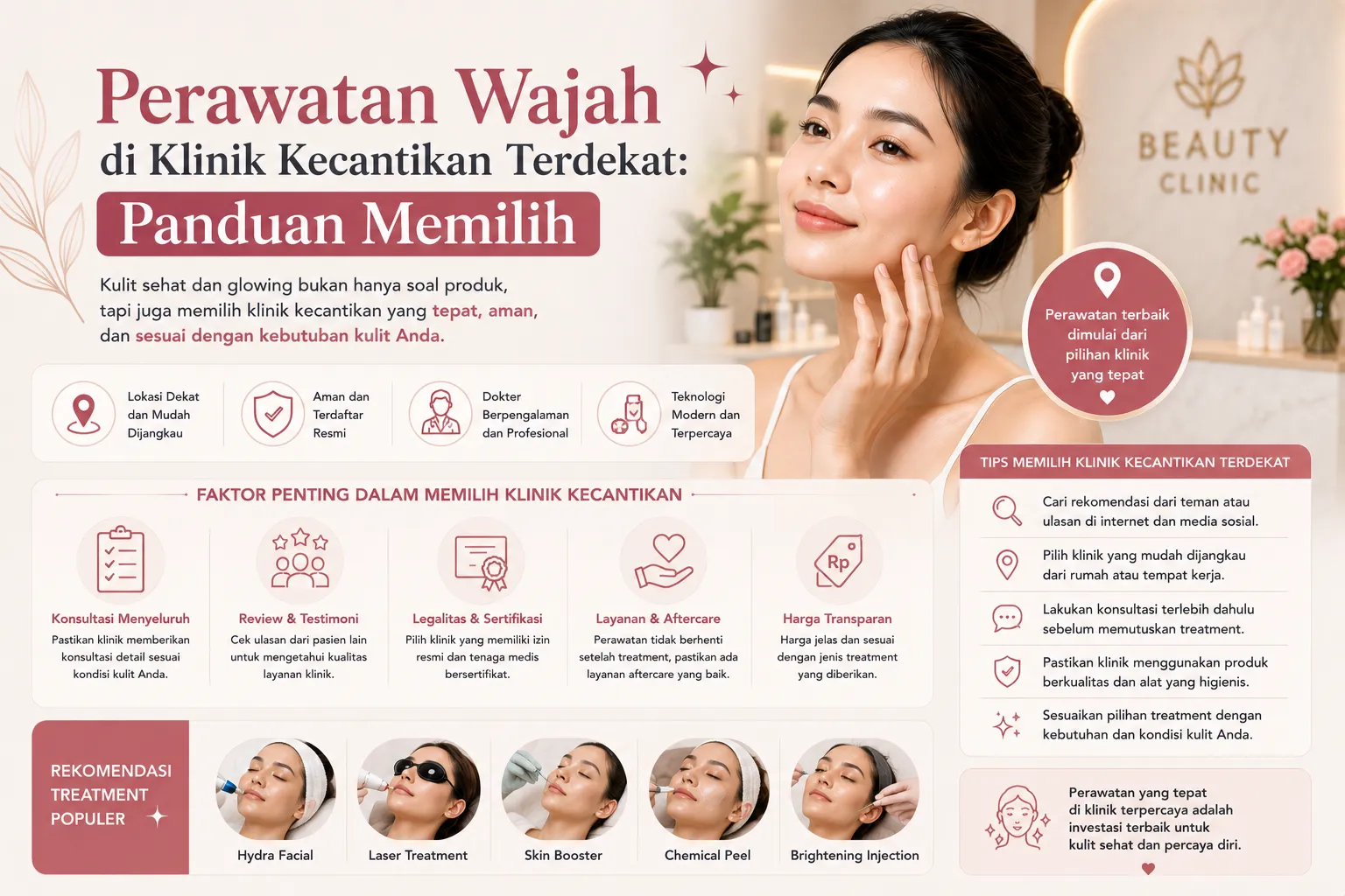 Perawatan Wajah di Klinik Kecantikan Terdekat: Panduan Memilih