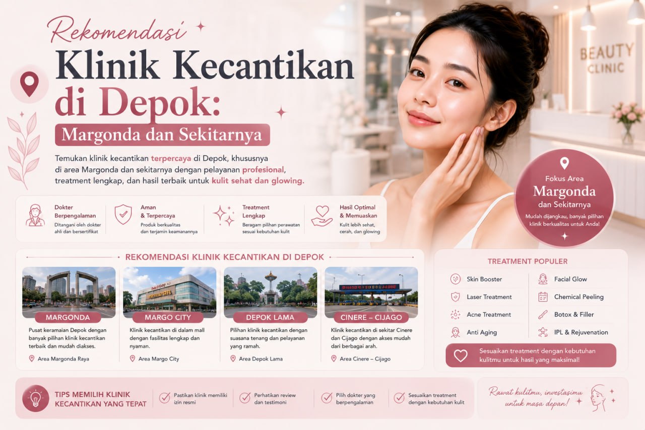 Rekomendasi Klinik Kecantikan di Depok: Margonda dan Sekitarnya