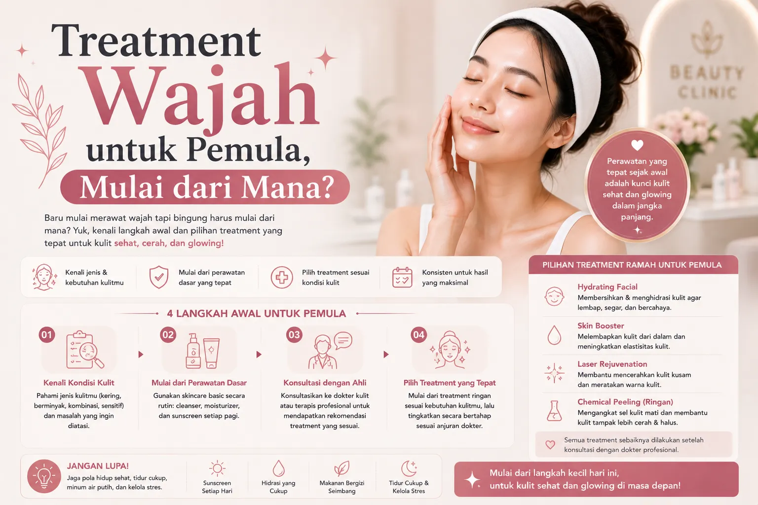 Treatment Wajah untuk Pemula, Mulai dari Mana?