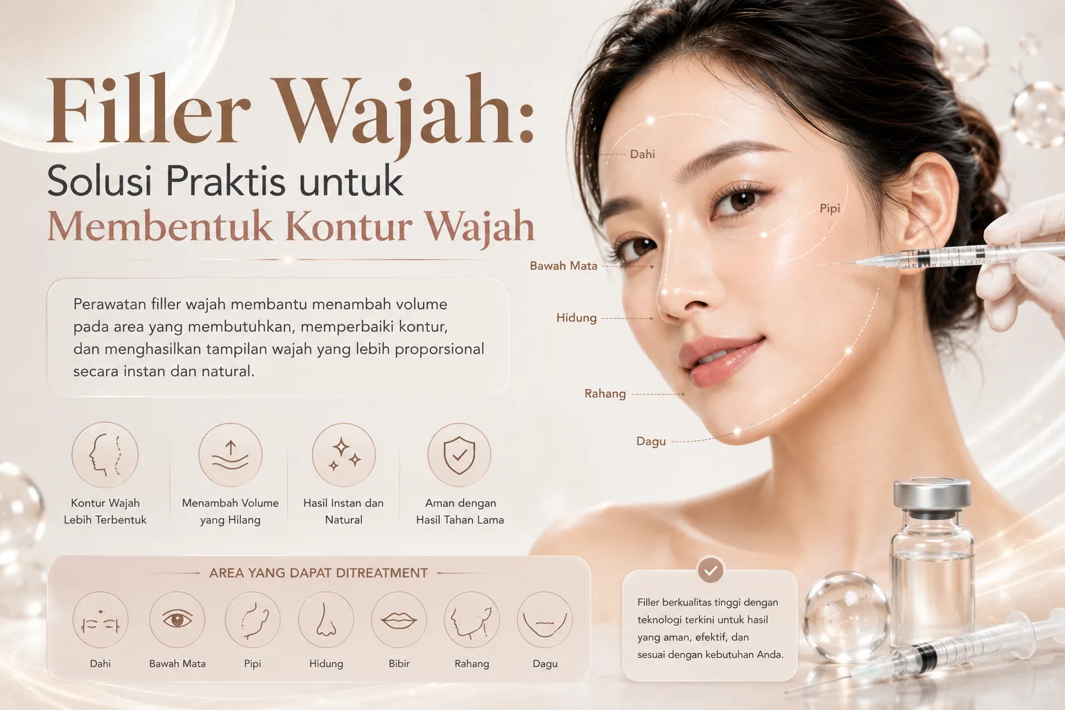 Filler Wajah: Solusi Praktis untuk Membentuk Kontur Wajah
