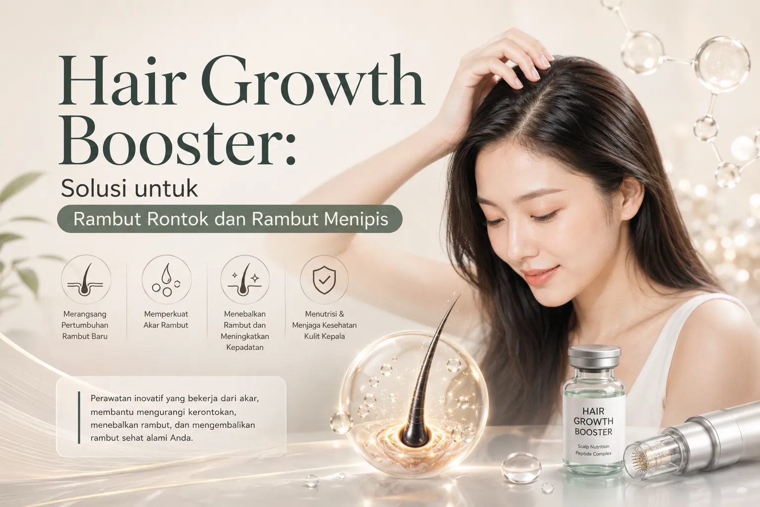 Hair Growth Booster: Solusi untuk Rambut Rontok dan Rambut Menipis