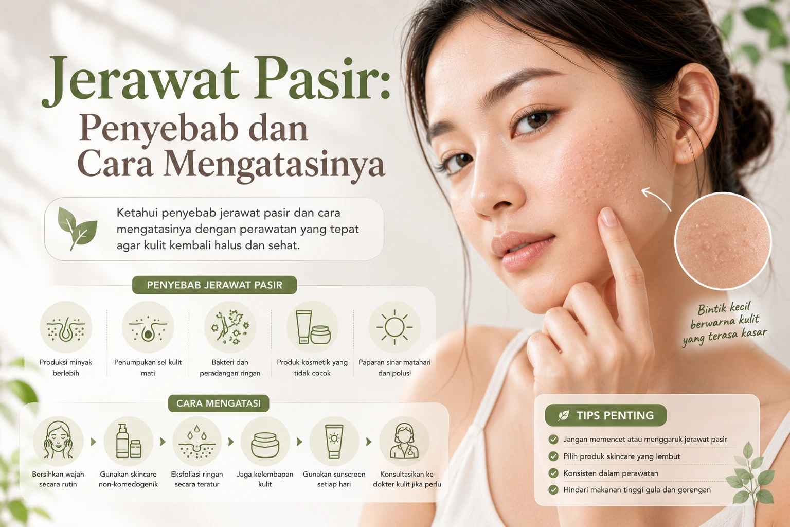 Jerawat Pasir: Penyebab dan Cara Mengatasinya