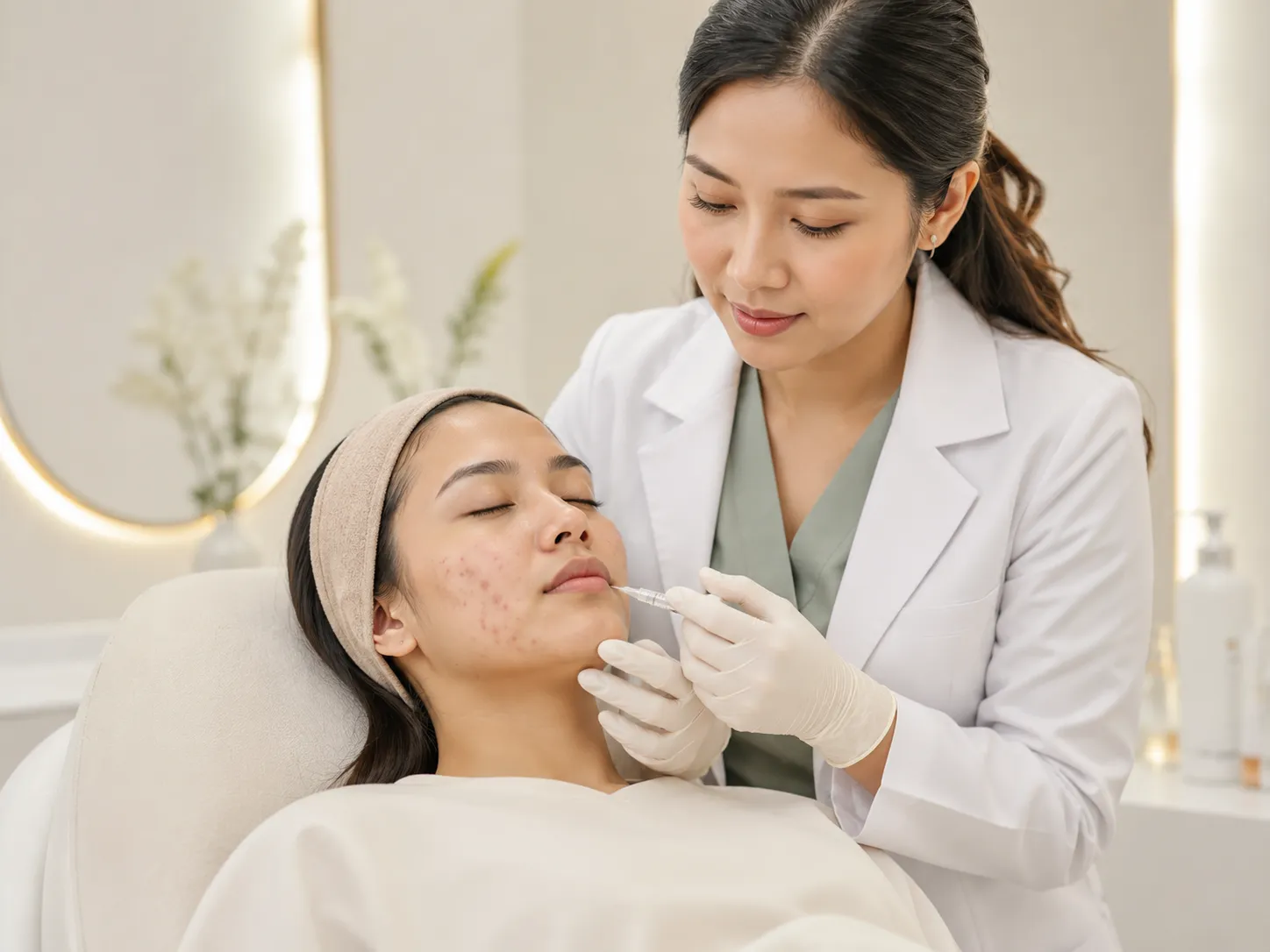Acne Spot Injection